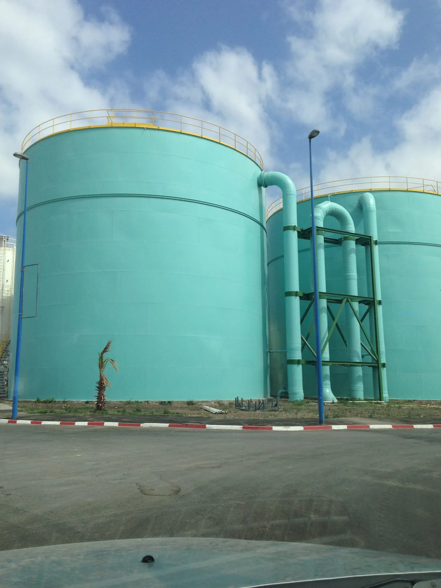 Bac d’eau potable de 5 000 m³ fabriqué pour le site de Jorf Lasfar